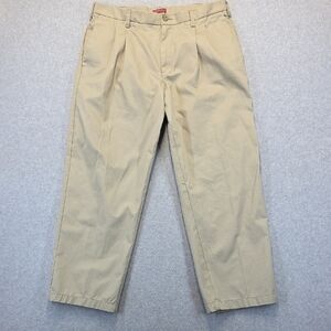 Merona Ultimate Khaki Pants Men’s 38x30 Beige Cotton Chinos Casual Workwear